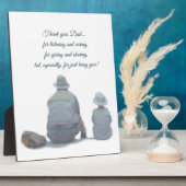 Merci Papa Plaque (Côté)