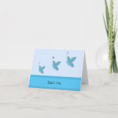 Merci papillon bleu (Devant)