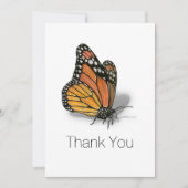 Merci papillon Monarque (Devant)