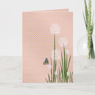 merci papillon sur fleur bouffée