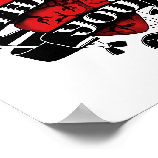 "Merci" par Ellis Ringle Poster (Coin)