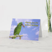 Merci Parrot assis (Devant)