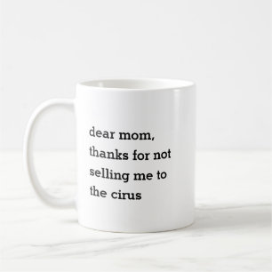 merci pas / cadeau pour maman tasse de café