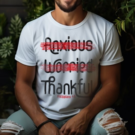 Merci PAS inquiet PAS anxieux T-shirt