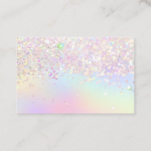 merci pastel papillon carte de visite (Dos)