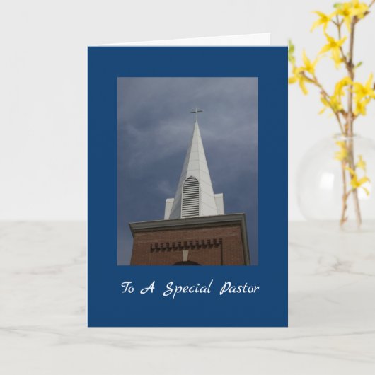 MERCI PASTOR - Carte ST (Fleur jaune)