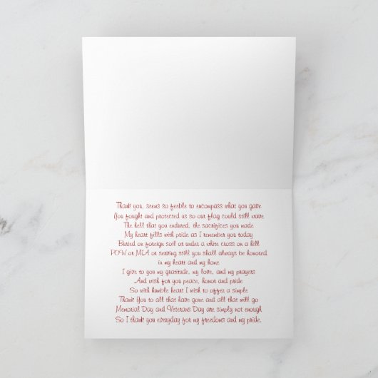 Merci patriotique (Intérieur)