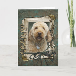 Merci - pattes en pierre - GoldenDoodle