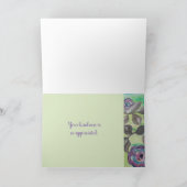 Merci Pays Floral Message personnalisé (Intérieur)