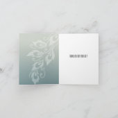 Merci Peacock Blanc Bleu (Intérieur)