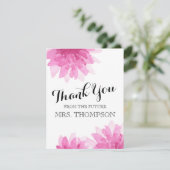 Merci peint de Fête de la mariée des fleurs | (Debout devant)