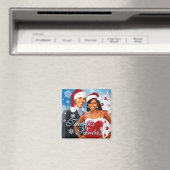 Merci Père Noël ! Barack et Michelle Magnet (In Situ (Lave-vaisselle))