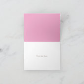 Merci personnalisable - Baby Girl (Intérieur)