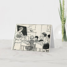 Merci personnalisable vintage Picture Teacher