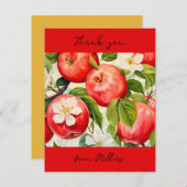 Merci personnalisé Apple agriculteurs d'impression (Devant / Derrière)