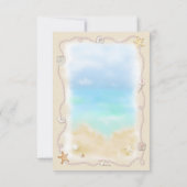 Merci personnalisé de princesse Mermaid Clam Shell (Dos)