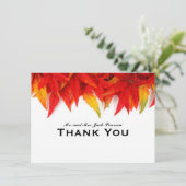 Merci personnalisé par automne flamboyant de (Debout devant)