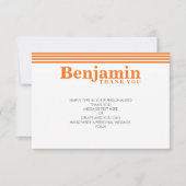 MERCI PERSONNALISÉ REMARQUE cool moderne en gras n (Devant)