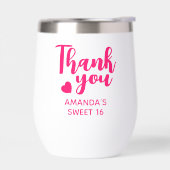 Merci personnalisé Sweet 16 Favoris (Gauche)