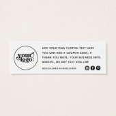 Merci Petite Entreprise Pour Votre Carte De Comman (Dos)