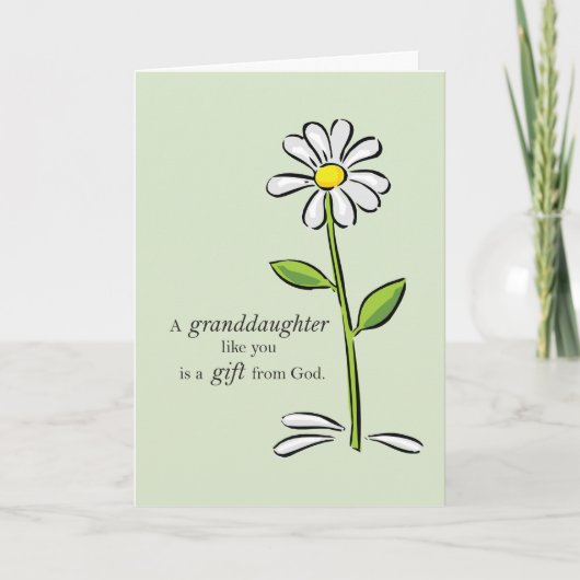 Merci petite-fille, Religieuse verte Daisy Flo (Devant)