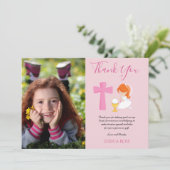 MERCI PHOTO 1ère communion - ROUGE CHEVEUX FILLE (Debout devant)