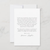 Merci photo afro-américain mariage (Dos)