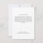 Merci photo afro-américain mariage (Dos)