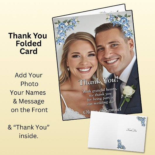 Merci - Photo avec Paeonia Bleu