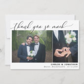 Merci photo blanc 2 Mariage tellement (Devant)