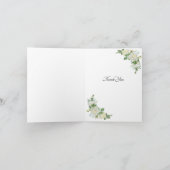 Merci - Photo Cobalt Blue & White Roses (Intérieur)