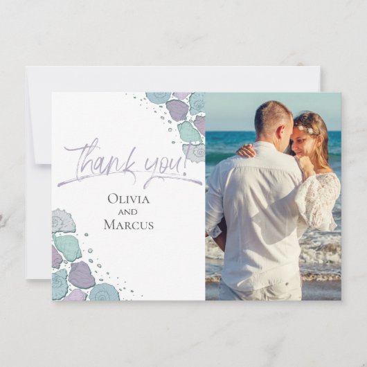 Merci photo | Coquillages Dusty Blue Lilac (Devant)