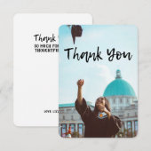 Merci photo de diplôme (Devant / Derrière)