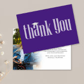 Merci photo de diplôme personnalisé