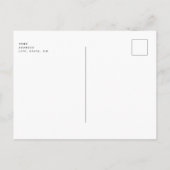 Merci photo de Fête des mariées vierge de carte po (Dos)