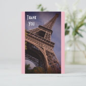 Merci photo de la Tour Eiffel (Debout devant)