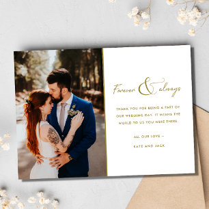 Merci photo de mariage toujours élégant