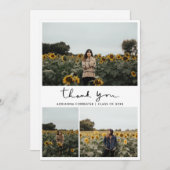 Merci photo de niveau supérieur manuscrit (Devant / Derrière)