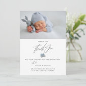 Merci photo de nouveau-né moderne (Debout devant)