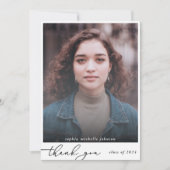 Merci photo de script moderne simple (Devant)