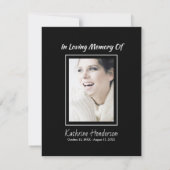 Merci photo des funérailles du cardinal rouge (Dos)