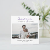 Merci photo design moderne Mariage (Debout devant)