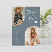 Merci photo Double Arch Steel Blue Graduation (Debout devant)