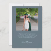 Merci photo Double Arch Steel Blue Graduation (Dos)