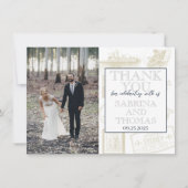 Merci photo du Mariage de la Marine Blue Australie (Devant)