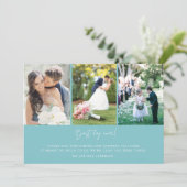 Merci photo du meilleur Mariage du jour au bleu de (Debout devant)