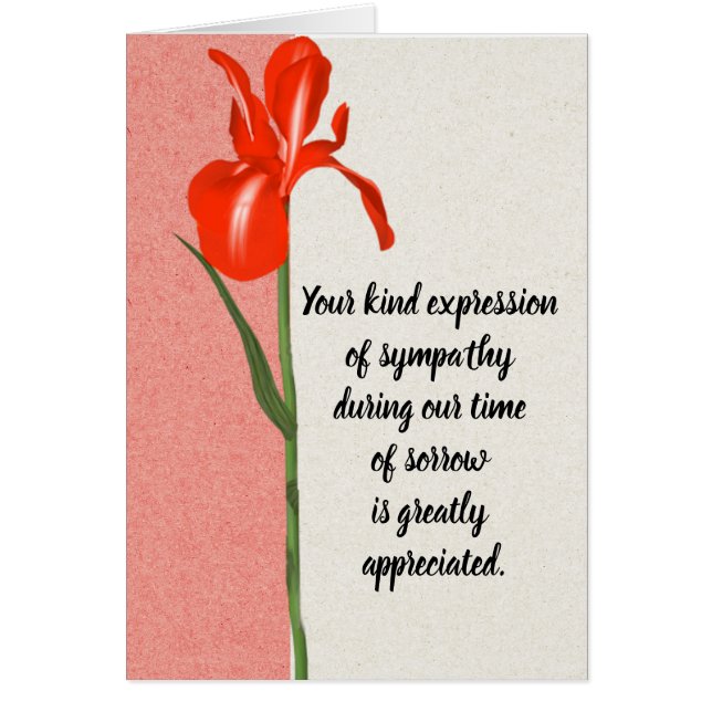 Merci photo élégant pour votre sympathie (Devant)