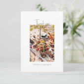 Merci photo en or Fête des mariées vierge (Debout devant)