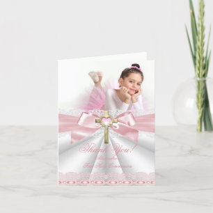 Merci photo fille Première communion