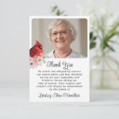 Merci photo floral du cardinal Memorial (Debout devant)